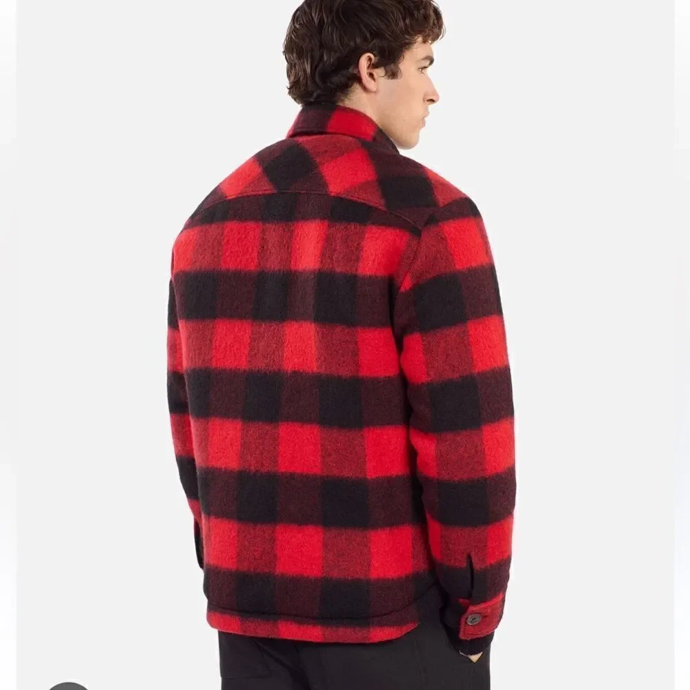 $615 The Kooples Overshirt-style checked jacket Men’s NWT Large